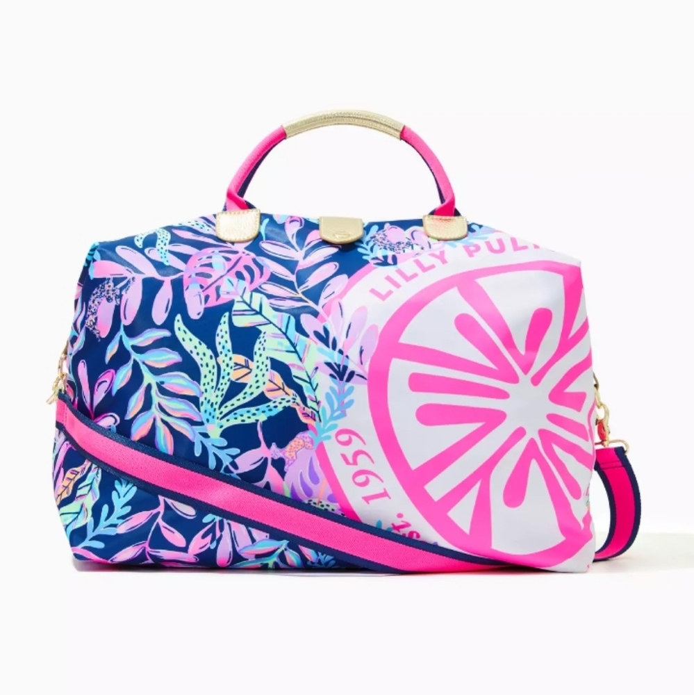NEW Lilly Pulitzer Online Exclusive Whitleigh Packable Weekender Bag